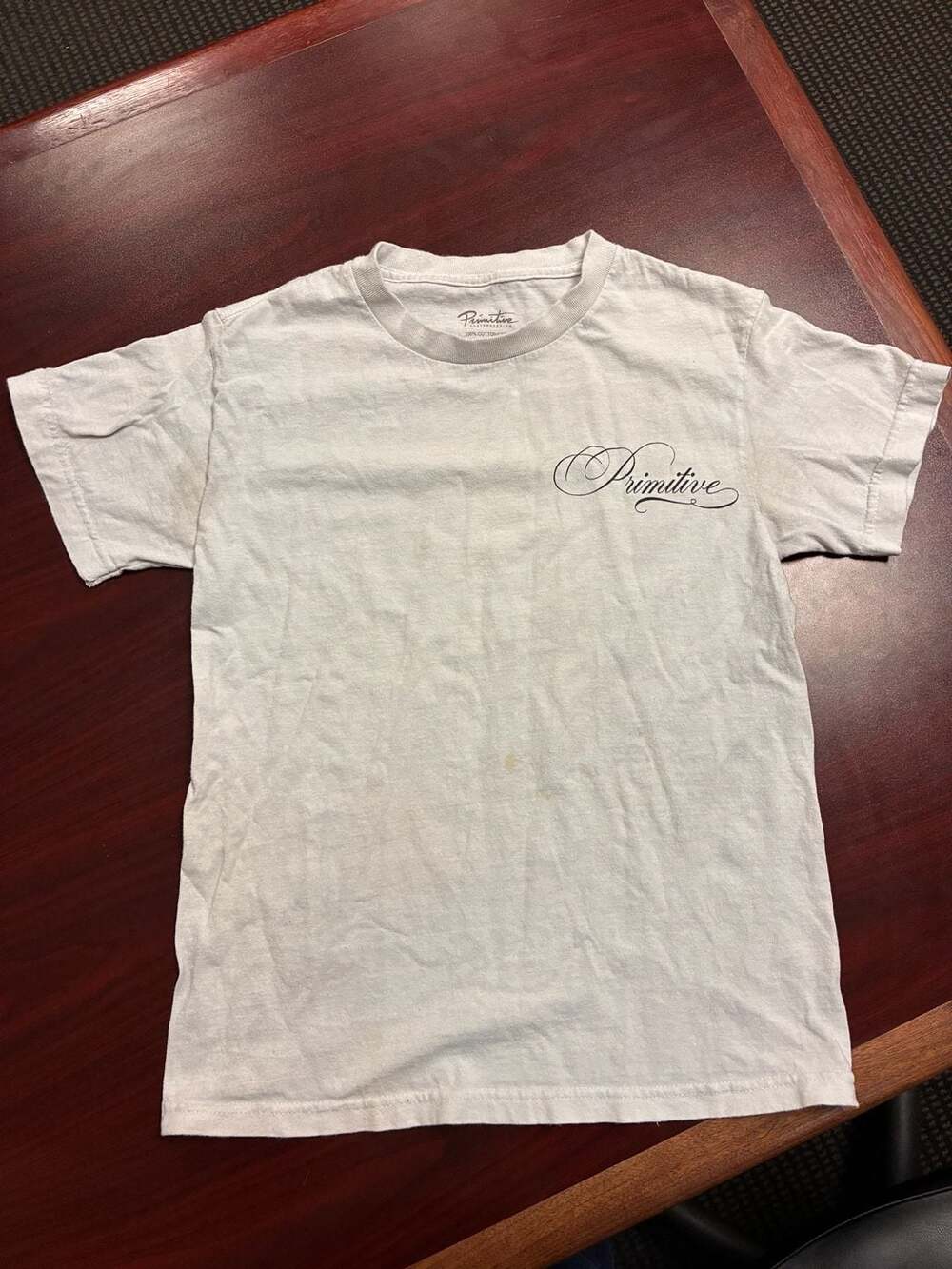 Primitive Skateboarding Floral P Logo Graphic T-Shirt Size S
